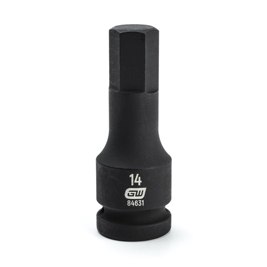 Gearwrench 84631 1/2" Drive Hex Bit Impact Metric Socket 14mm