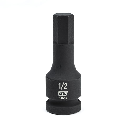 Gearwrench 84636 1/2" Drive Hex Bit Impact SAE Socket 1/2"