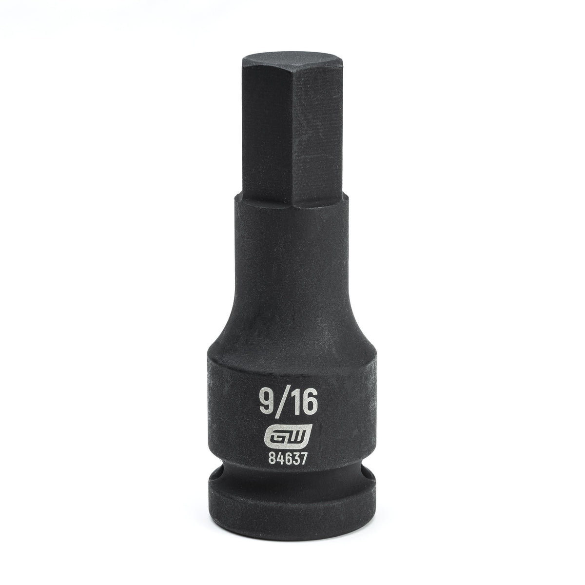 Gearwrench 84637 1/2" Drive Hex Bit Impact SAE Socket 9/16"
