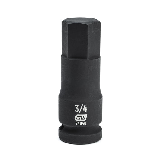 Gearwrench 84640 1/2" Drive Hex Bit Impact SAE Socket 3/4"