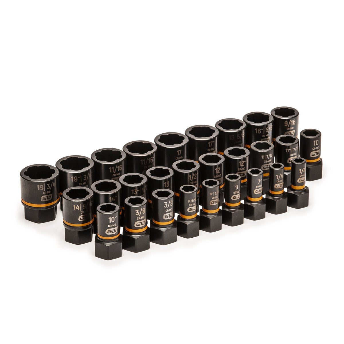 Gearwrench 84784 28 Piece 1/4" & 3/8" Drive Bolt Biter™ Impact Extraction Socket Set