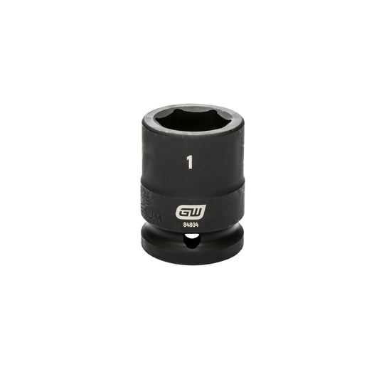 Gearwrench 84804 3/4" Drive 6 Point Standard Impact SAE Socket 1"