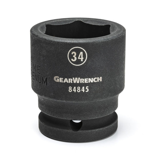 Gearwrench 84846 3/4" Drive 6 Point Standard Impact Metric Socket 35mm