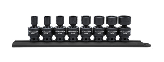 Gearwrench 84917N 8 Piece 3/8" Drive 6 Point Standard Universal Impact SAE Socket Set