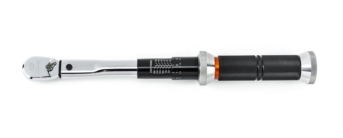 Gearwrench 85174 3/8" Drive 120XP™ Micrometer Torque Wrench 30-250 in/lbs.