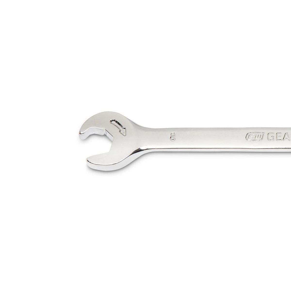 Gearwrench 85508 8mm 72-Tooth 12 Point Open End Ratcheting Combination Wrench