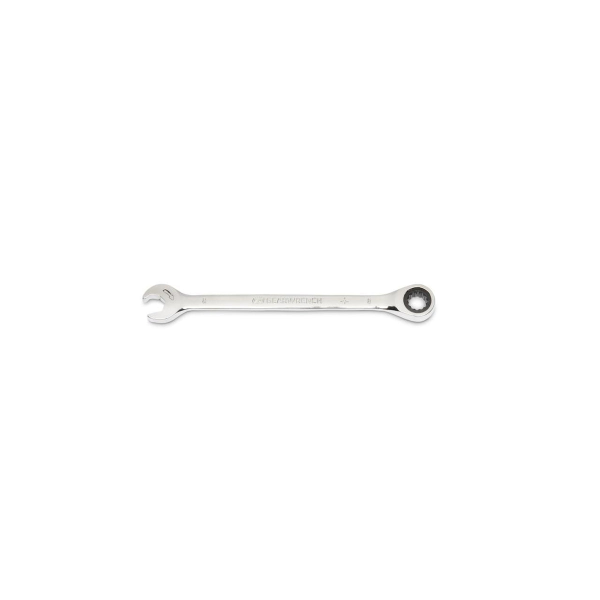 Gearwrench 85508 8mm 72-Tooth 12 Point Open End Ratcheting Combination Wrench