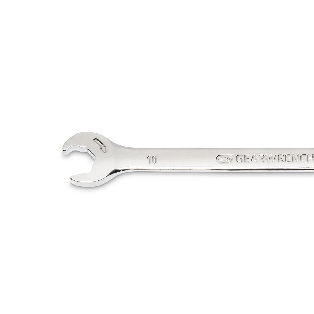 Gearwrench 85510 10mm 72-Tooth 12 Point Open End Ratcheting Combination Wrench