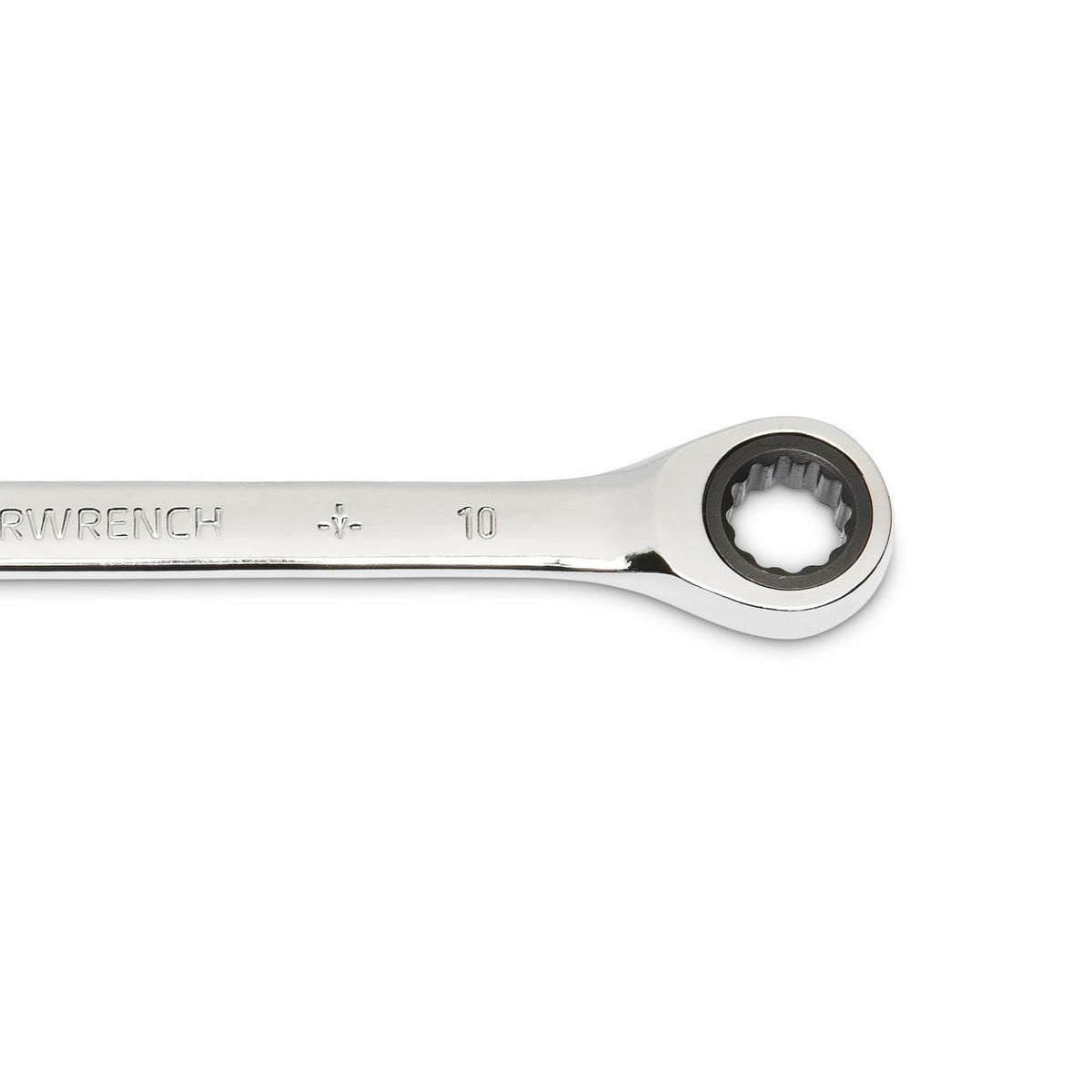 Gearwrench 85510 10mm 72-Tooth 12 Point Open End Ratcheting Combination Wrench