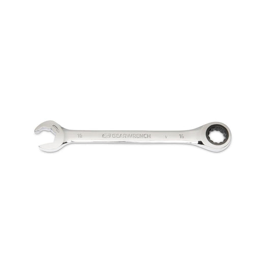 Gearwrench 85516 16mm 72-Tooth 12 Point Open End Ratcheting Combination Wrench