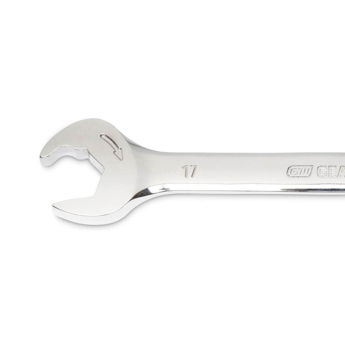 Gearwrench 85517 17mm 72-Tooth 12 Point Open End Ratcheting Combination Wrench