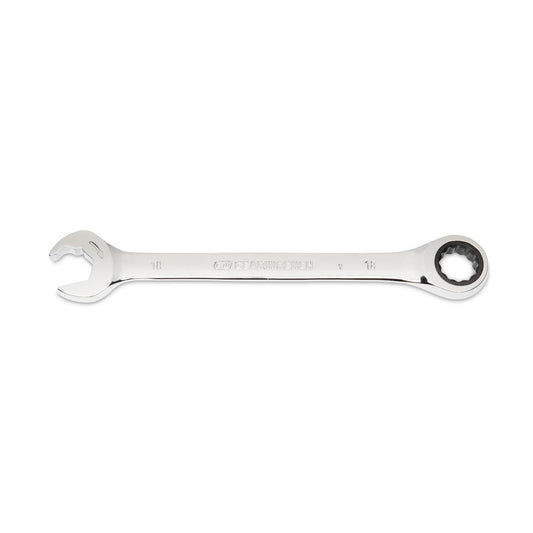 Gearwrench 85518 18mm 72-Tooth 12 Point Open End Ratcheting Combination Wrench