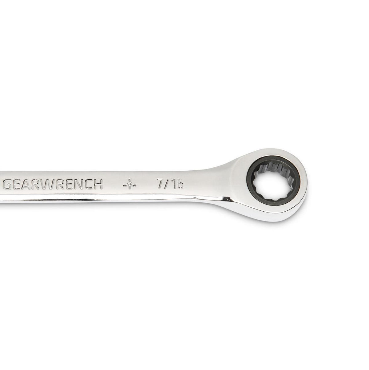 Gearwrench 85574 7/16" 72-Tooth 12 Point Open End Ratcheting Combination Wrench