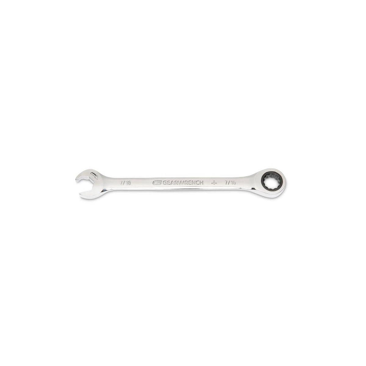 Gearwrench 85574 7/16" 72-Tooth 12 Point Open End Ratcheting Combination Wrench