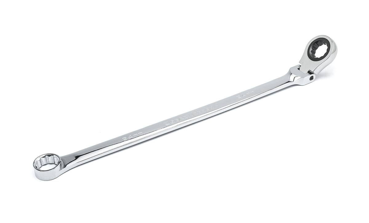 Gearwrench 86024 24mm 72-Tooth XL GearBox™ Flex Head Double Box Ratcheting Wrench