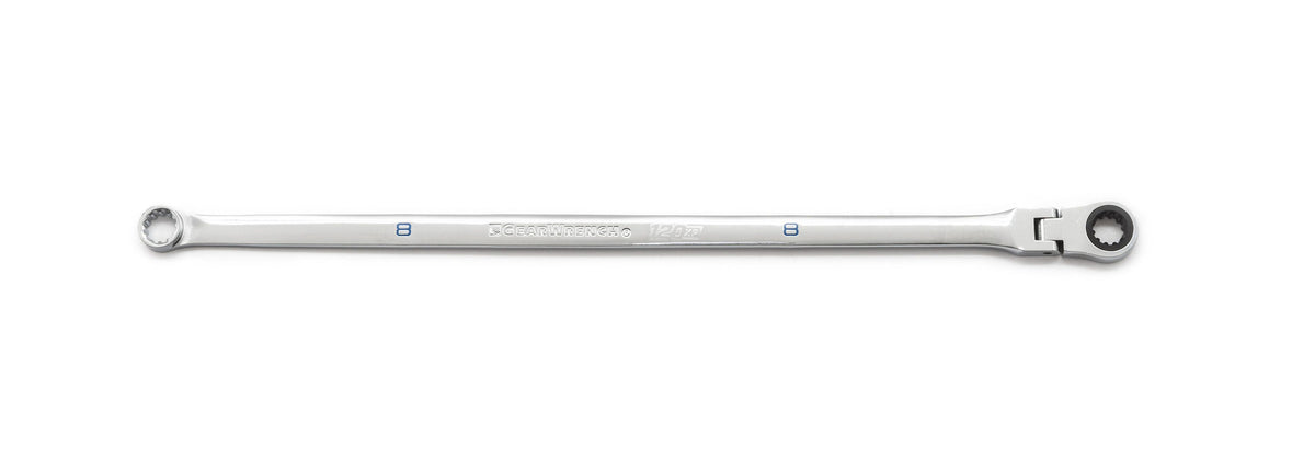 Gearwrench 86108 8mm 120XP™ Universal Spline XL GearBox™ Flex Head Ratcheting Wrench