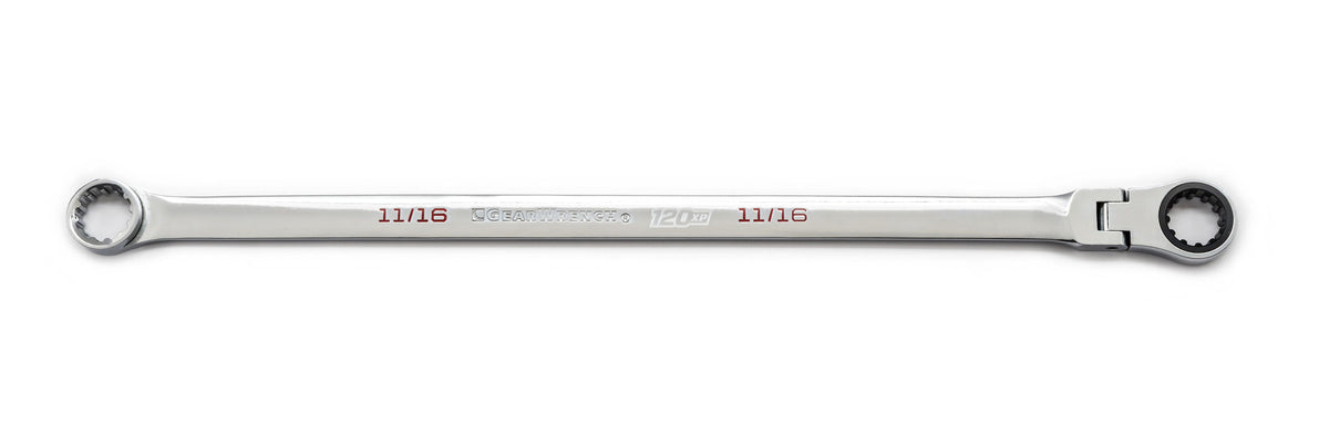 Gearwrench 86136 11/16" 120XP™ Universal Spline XL GearBox™ Flex Head Ratcheting Wrench