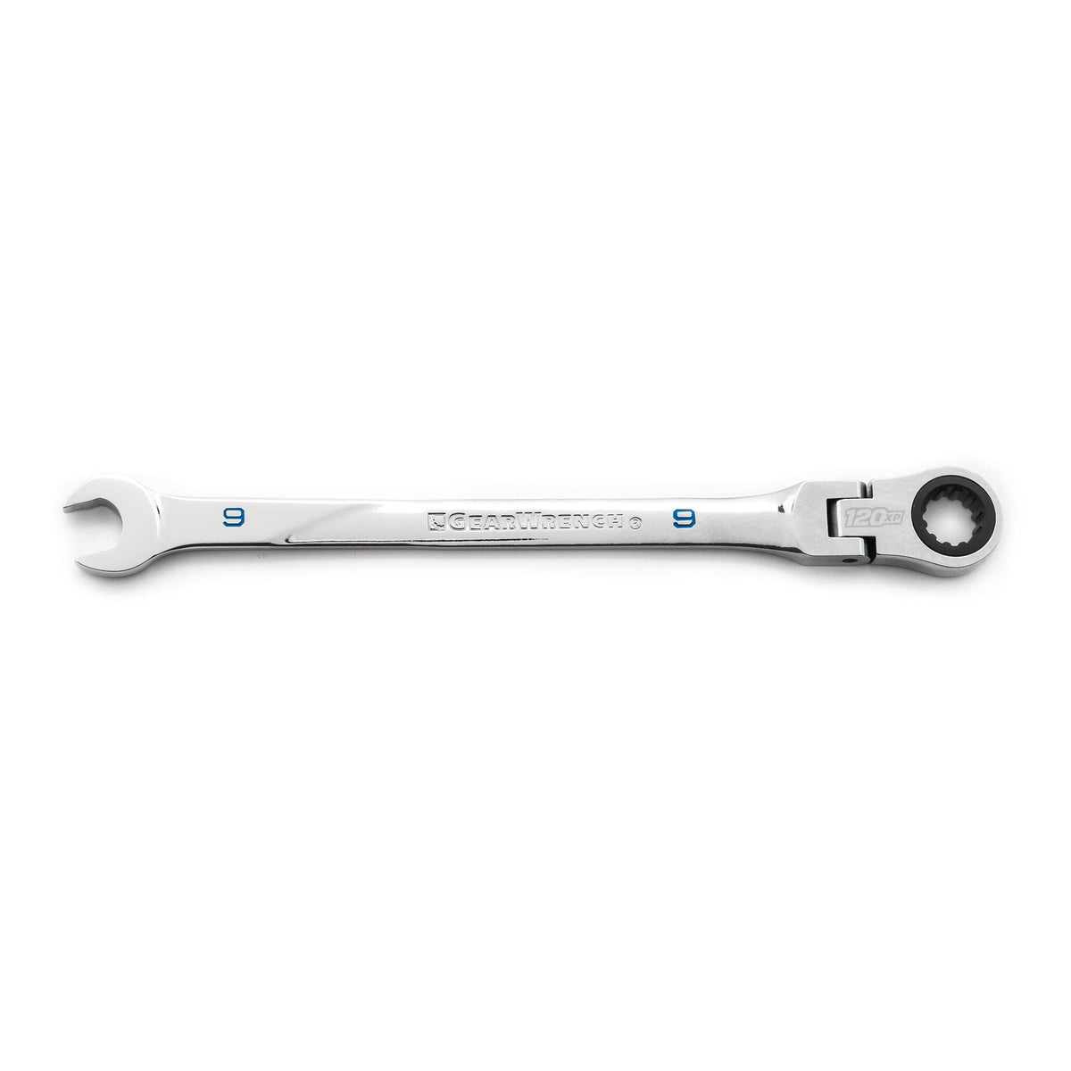 Gearwrench 86209 9mm 120XP™ Universal Spline XL Flex Head Ratcheting Combination Wrench