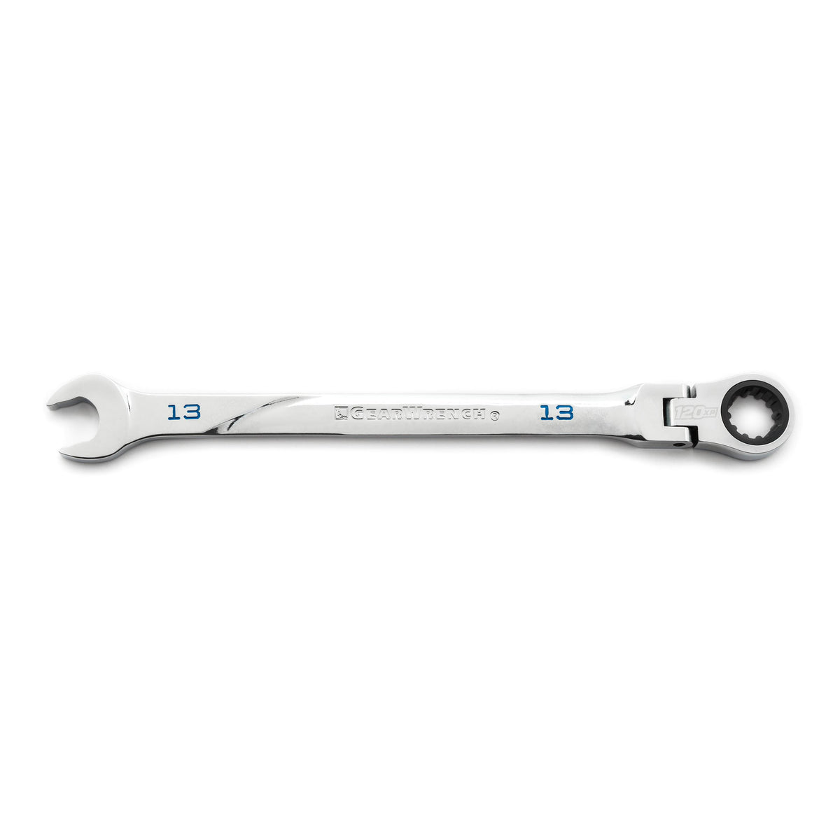 Gearwrench 86213 13mm 120XP™ Universal Spline XL Flex Head Ratcheting Combination Wrench