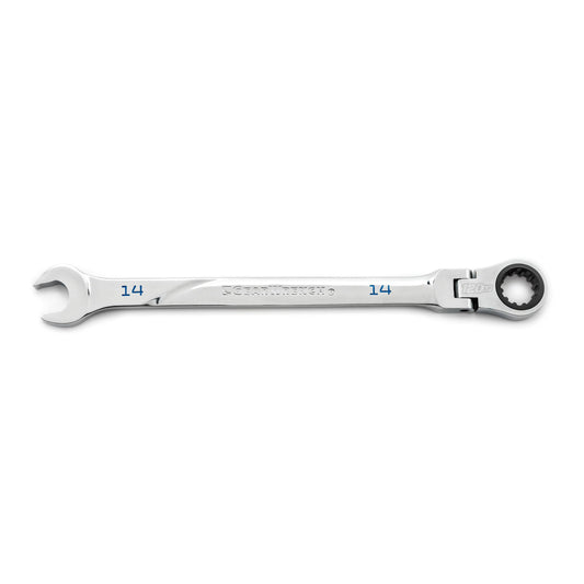 Gearwrench 86214 14mm 120XP™ Universal Spline XL Flex Head Ratcheting Combination Wrench