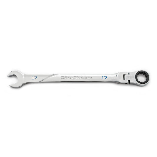 Gearwrench 86217 17mm 120XP™ Universal Spline XL Flex Head Ratcheting Combination Wrench