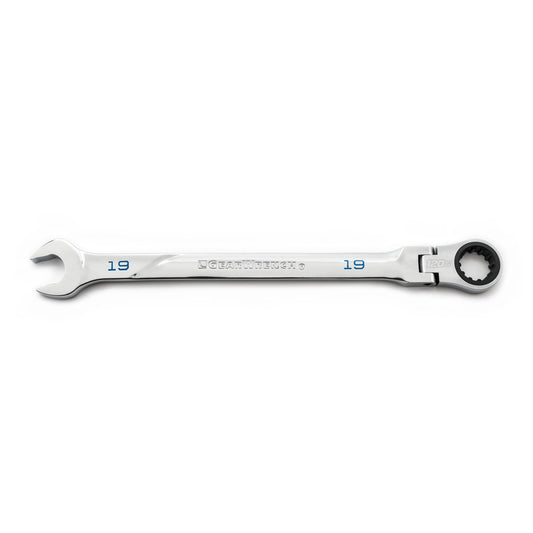 Gearwrench 86219 19mm 120XP™ Universal Spline XL Flex Head Ratcheting Combination Wrench