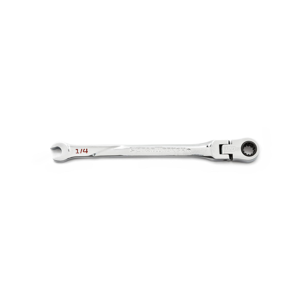 Gearwrench 86232 1/4" 120XP™ Universal Spline XL Flex Head Ratcheting Combination Wrench