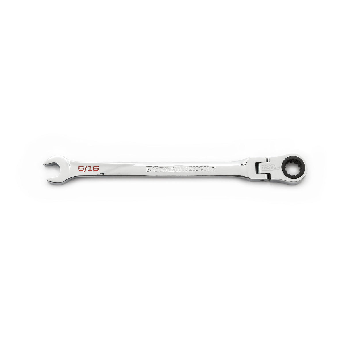 Gearwrench 86234 5/16" 120XP™ Universal Spline XL Flex Head Ratcheting Combination Wrench