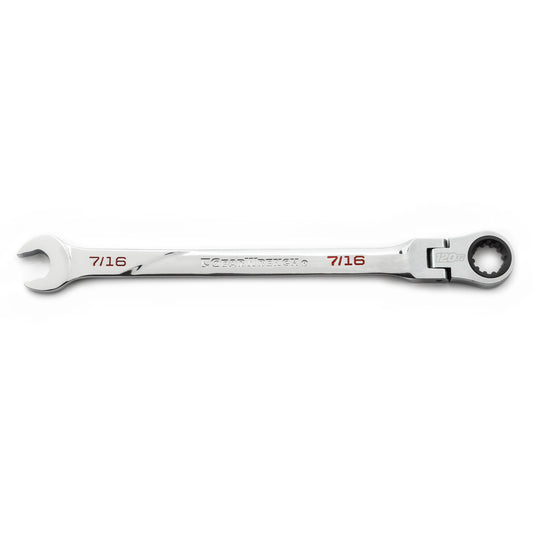 Gearwrench 86237 7/16" 120XP™ Universal Spline XL Flex Head Ratcheting Combination Wrench