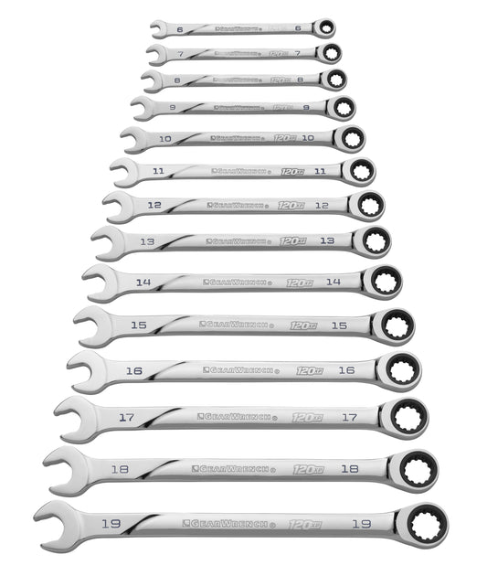 Gearwrench 86426 14 Piece 120XP™ Universal Spline XL Ratcheting Combination Metric Wrench Set