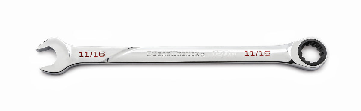 Gearwrench 86440 11/16" 120XP™ Universal Spline XL Ratcheting Combination Wrench