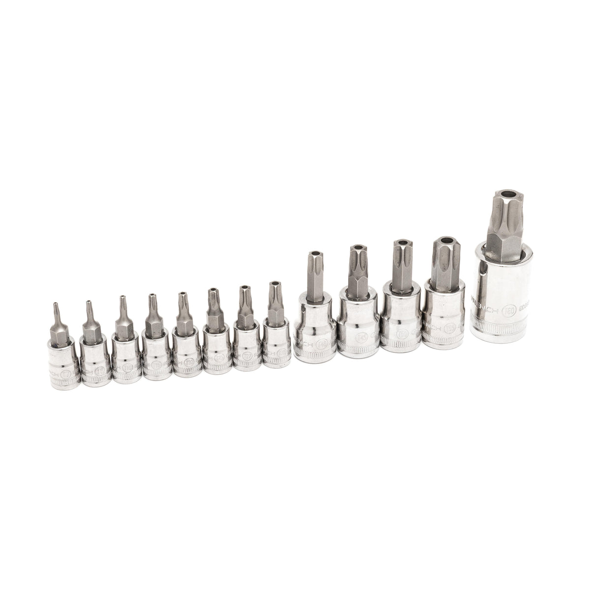 Gearwrench 86538 80 Piece 1/4", 3/8" & 1/2" Drive Hex/Ball End Hex/Tamper Proof Torx®/E-Torx®/Torx® Bit Socket Set