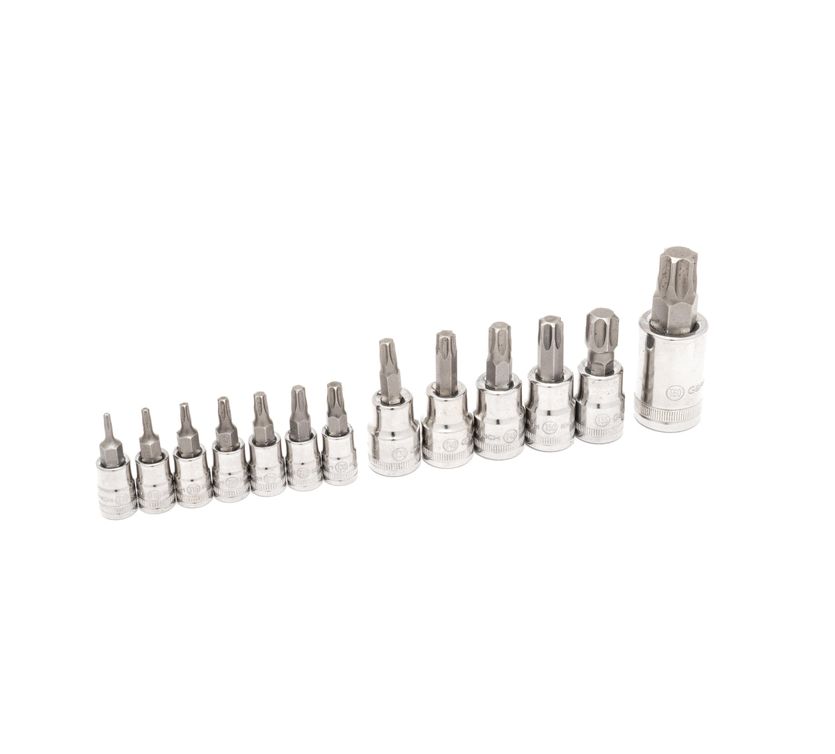 Gearwrench 86538 80 Piece 1/4", 3/8" & 1/2" Drive Hex/Ball End Hex/Tamper Proof Torx®/E-Torx®/Torx® Bit Socket Set