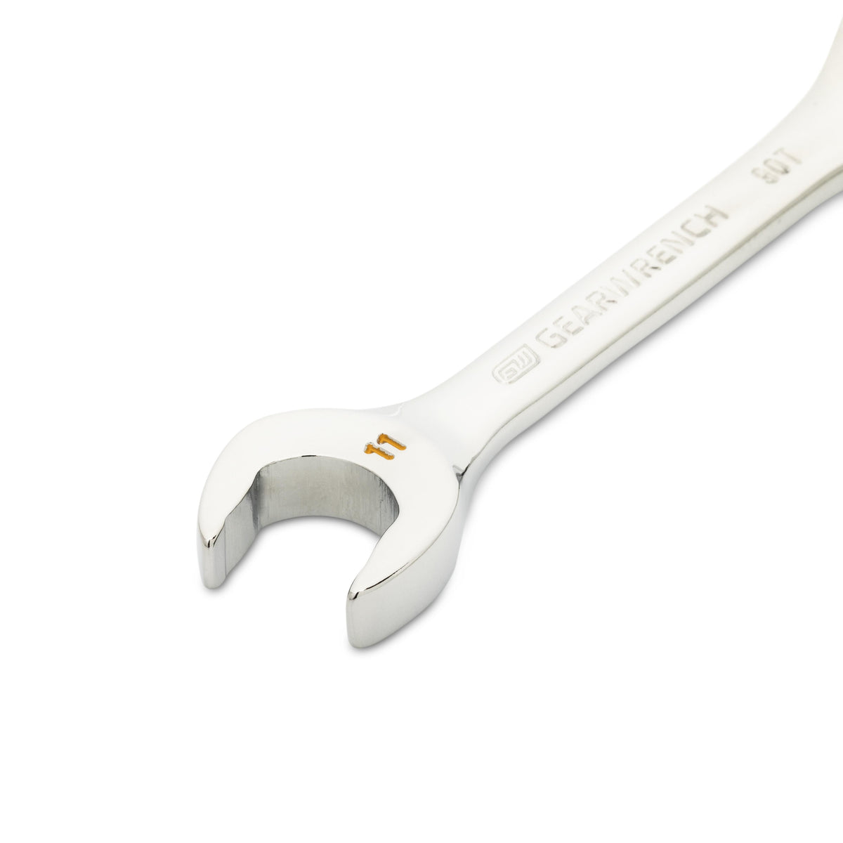 Gearwrench 86841 11mm 90-Tooth 12 Point Stubby Combination Ratcheting Wrench