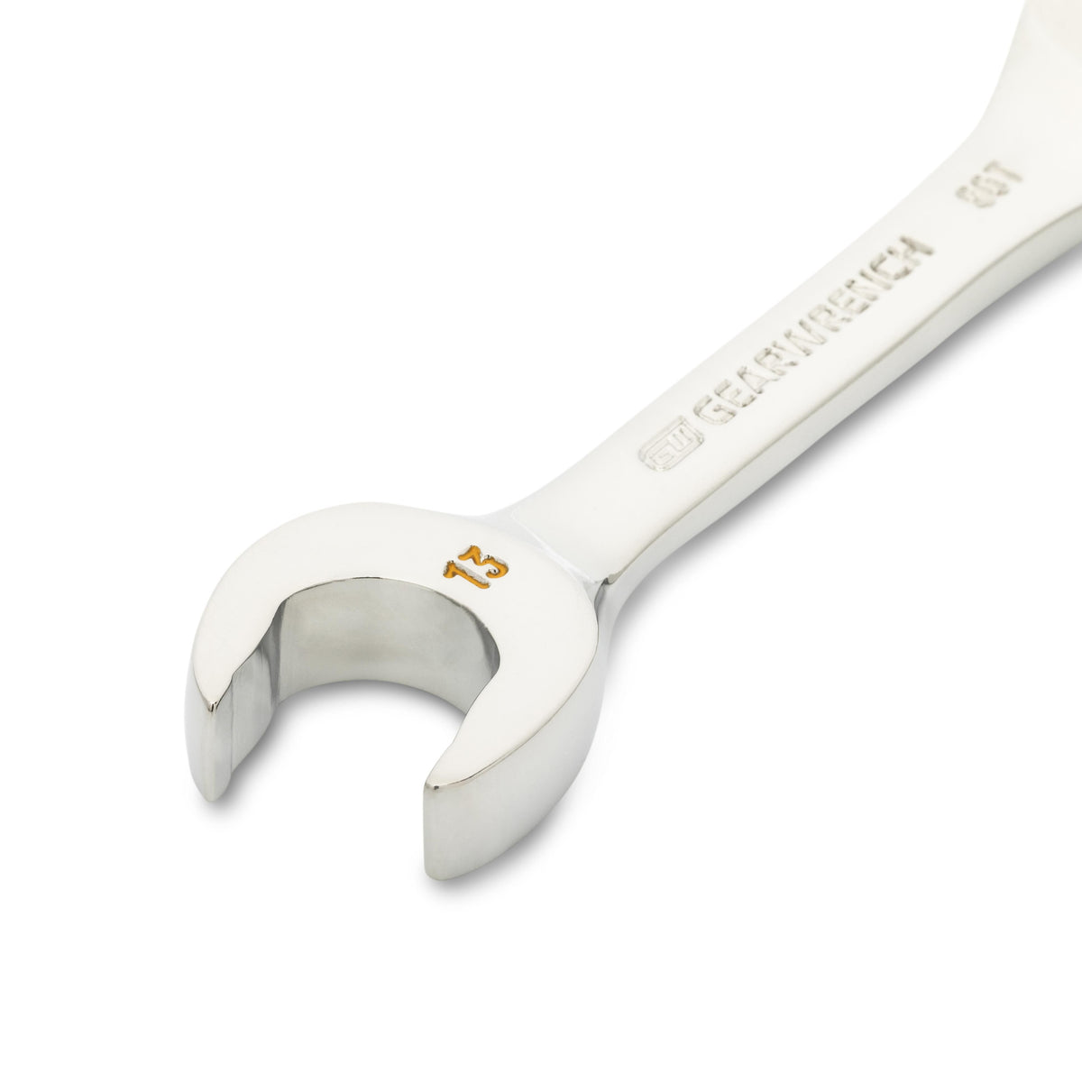 Gearwrench 86843 13mm 90-Tooth 12 Point Stubby Combination Ratcheting Wrench