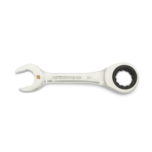 Gearwrench 86846 16mm 90-Tooth 12 Point Stubby Combination Ratcheting Wrench