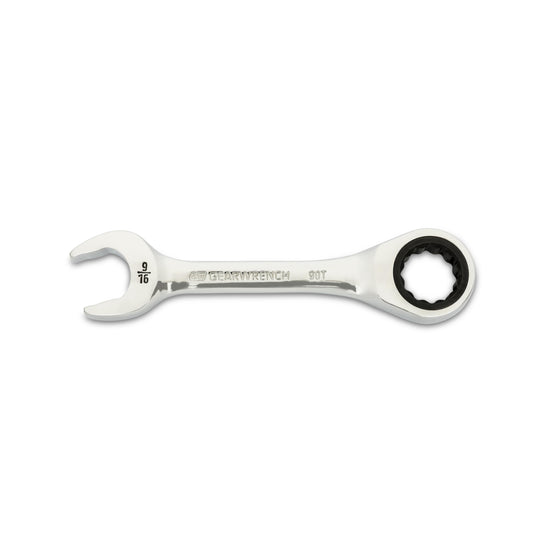 Gearwrench 86854 9/16" 90-Tooth 12 Point Stubby Combination Ratcheting Wrench