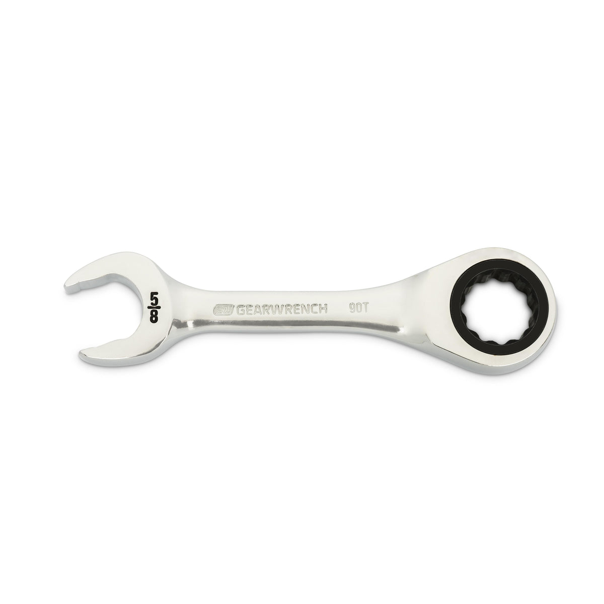 Gearwrench 86855 5/8" 90-Tooth 12 Point Stubby Combination Ratcheting Wrench