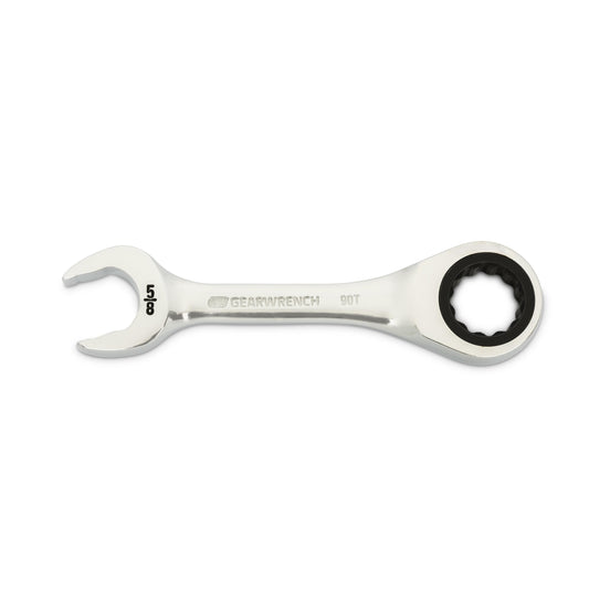 Gearwrench 86855 5/8" 90-Tooth 12 Point Stubby Combination Ratcheting Wrench