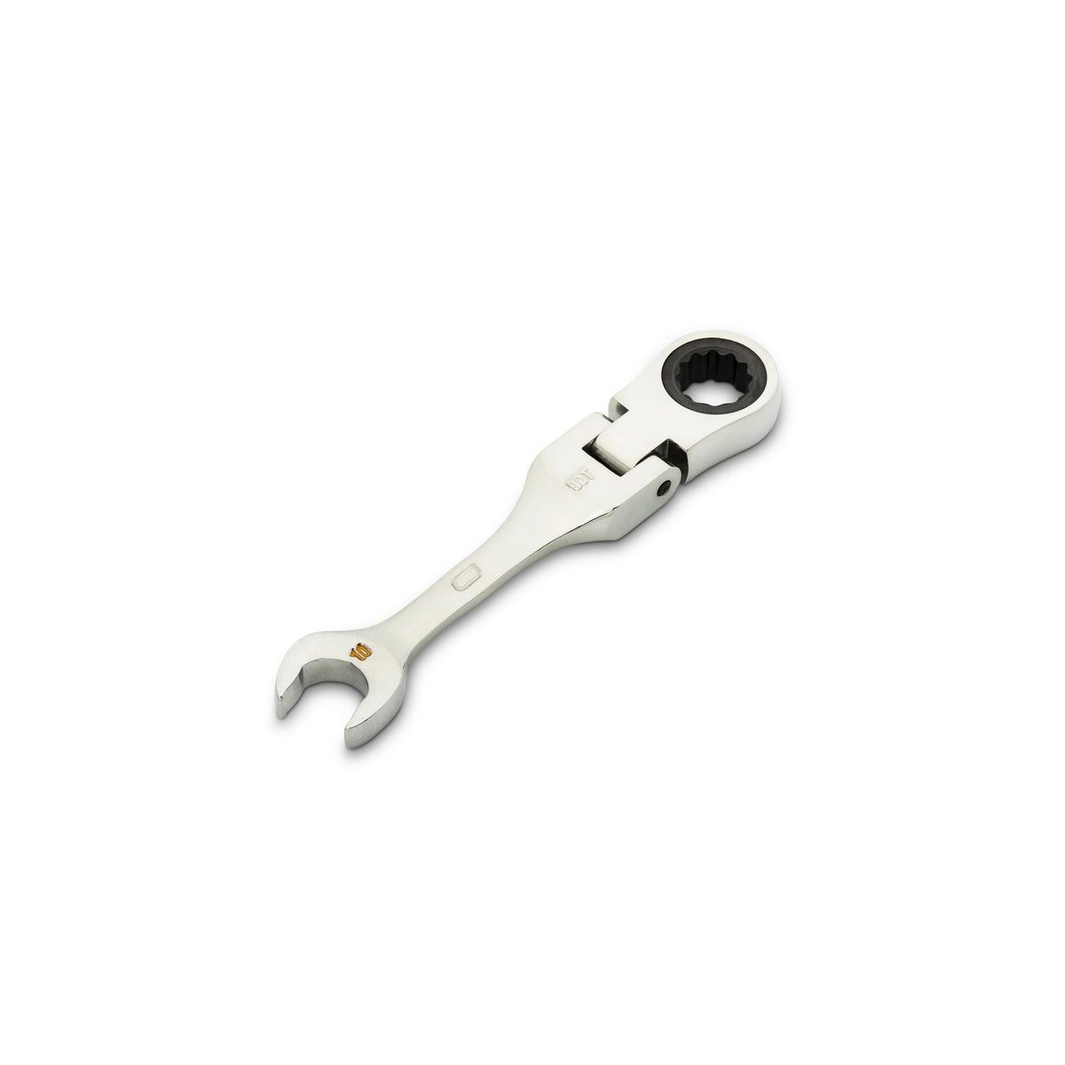 Gearwrench 86860 10mm 90-Tooth 12 Point Stubby Flex Combination Ratcheting Wrench