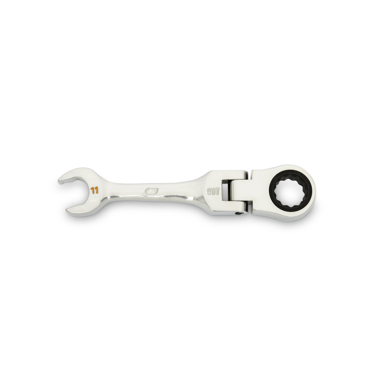 Gearwrench 86861 11mm 90-Tooth 12 Point Stubby Flex Combination Ratcheting Wrench