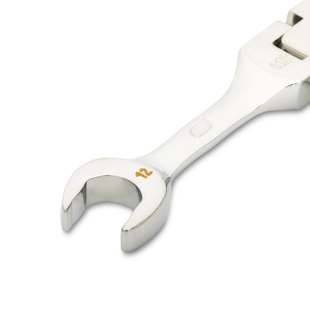 Gearwrench 86862 12mm 90-Tooth 12 Point Stubby Flex Combination Ratcheting Wrench