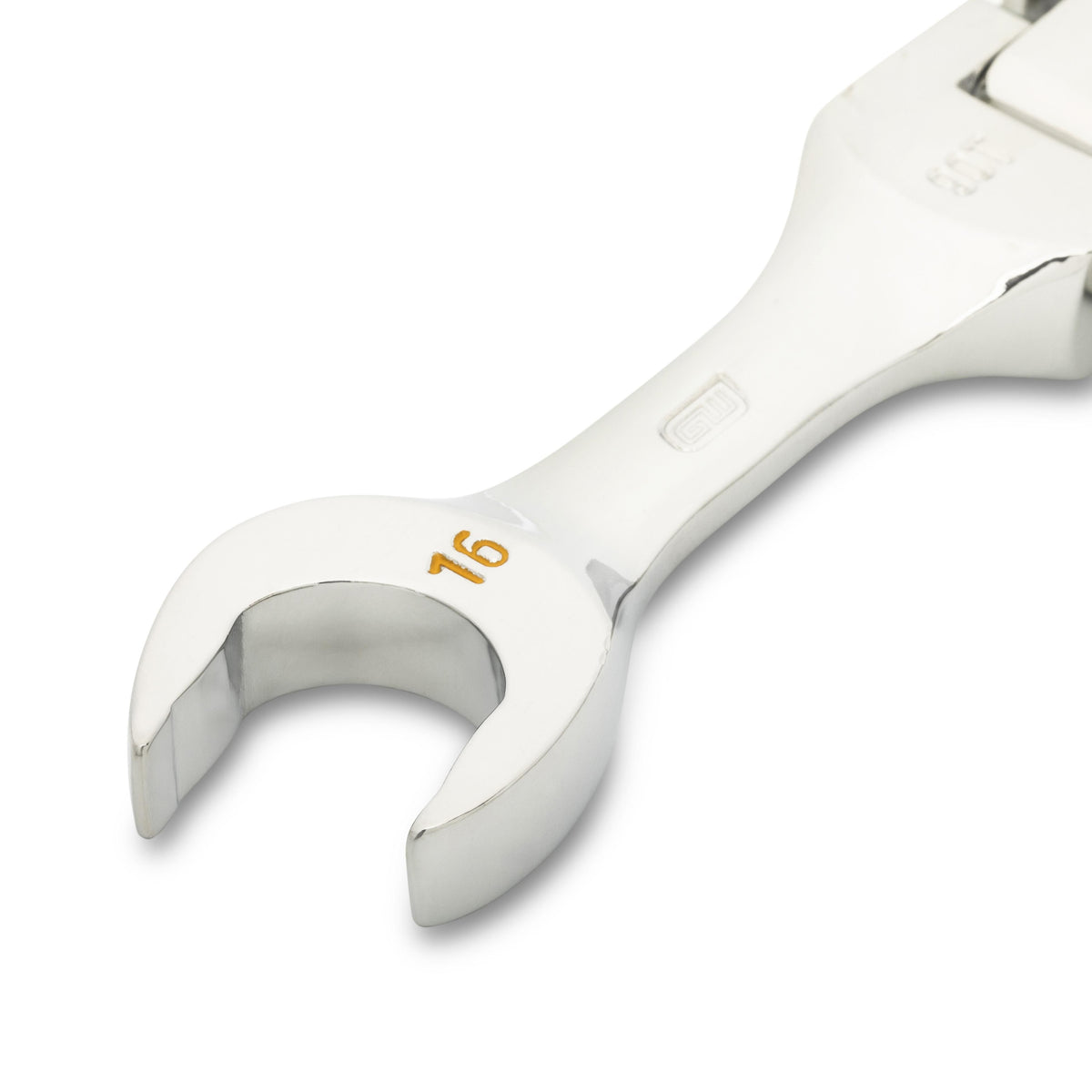 Gearwrench 86866 16mm 90-Tooth 12 Point Stubby Flex Combination Ratcheting Wrench