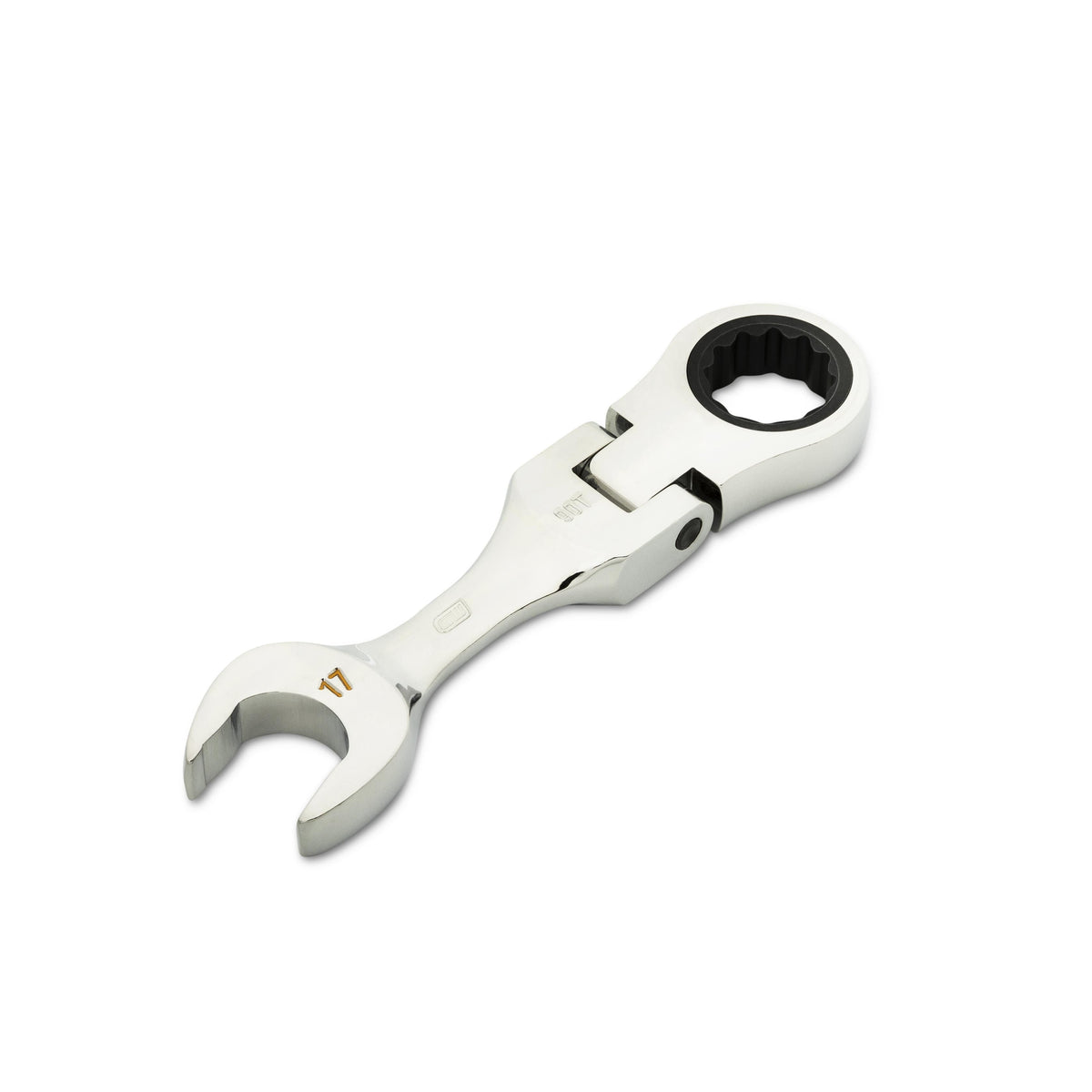 Gearwrench 86867 17mm 90-Tooth 12 Point Stubby Flex Combination Ratcheting Wrench