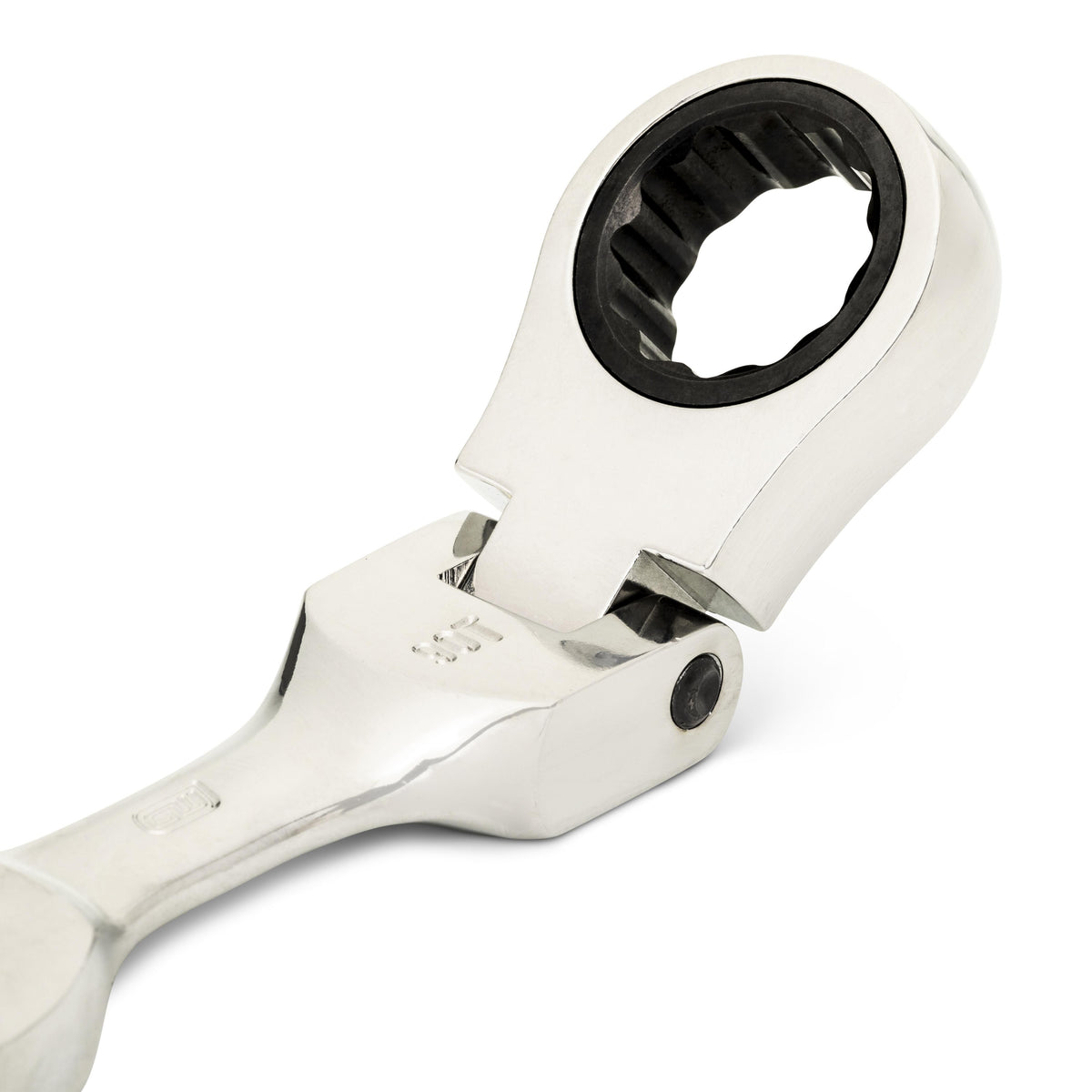 Gearwrench 86868 18mm 90-Tooth 12 Point Stubby Flex Combination Ratcheting Wrench