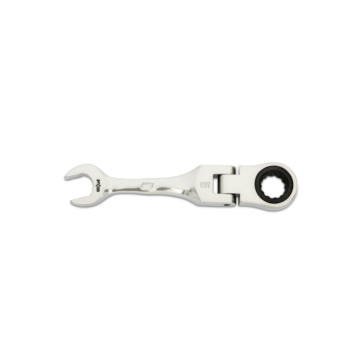 Gearwrench 86871 3/8" 90-Tooth 12 Point Stubby Flex Combination Ratcheting Wrench