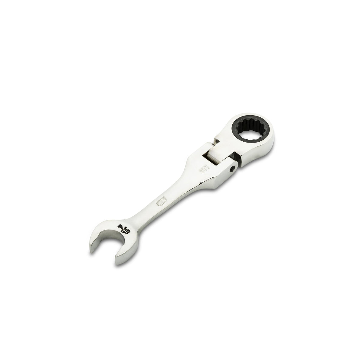 Gearwrench 86872 7/16" 90-Tooth 12 Point Stubby Flex Combination Ratcheting Wrench
