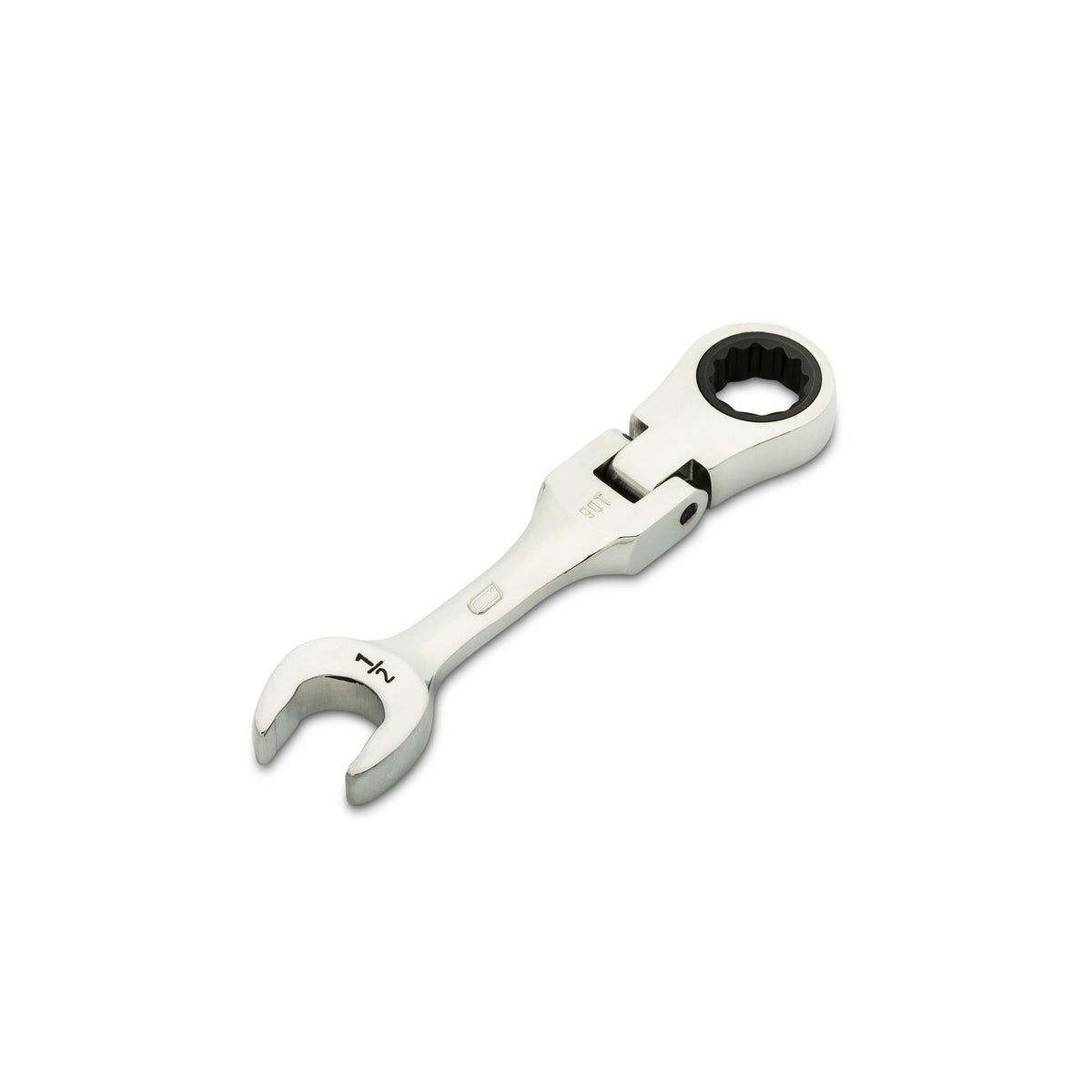 Gearwrench 86873 1/2" 90-Tooth 12 Point Stubby Flex Combination Ratcheting Wrench