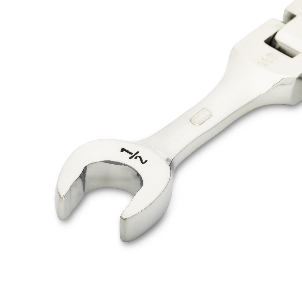 Gearwrench 86873 1/2" 90-Tooth 12 Point Stubby Flex Combination Ratcheting Wrench