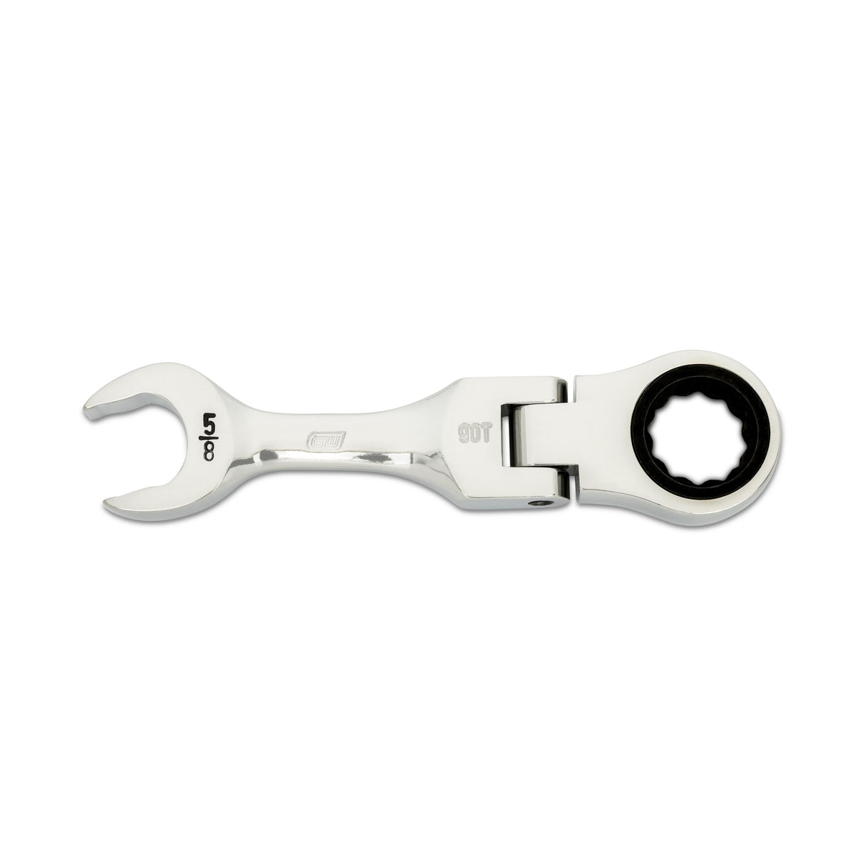 Gearwrench 86875 5/8" 90-Tooth 12 Point Stubby Flex Combination Ratcheting Wrench